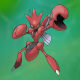 Scizor, a Bug-type Pokémon.